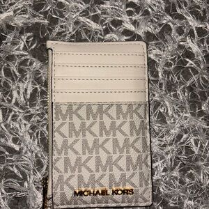 Michael Kors Cream Card Holder